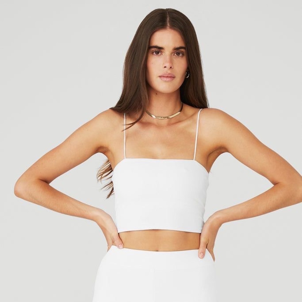 White Alo Tank top